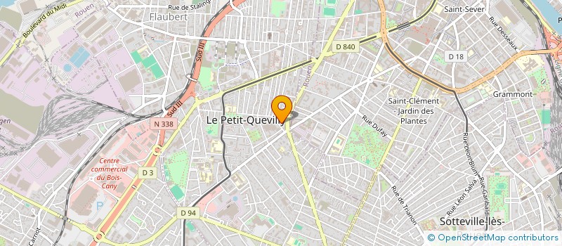 localisation de l'entreprise MONSIEUR JACQUES FARINA à LE PETIT-QUEVILLY