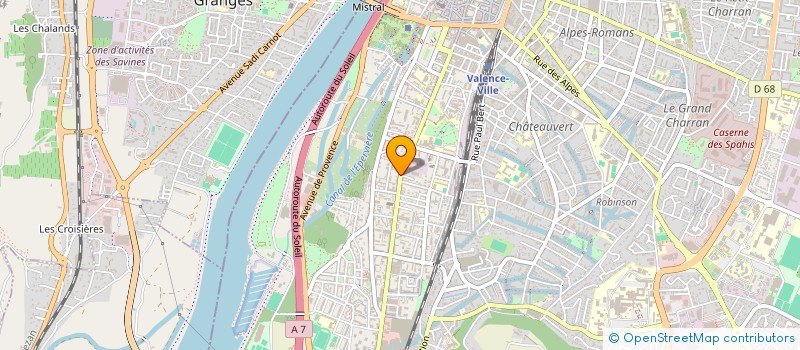 localisation de l'entreprise MONSIEUR JACQUES FATH  VALENCE