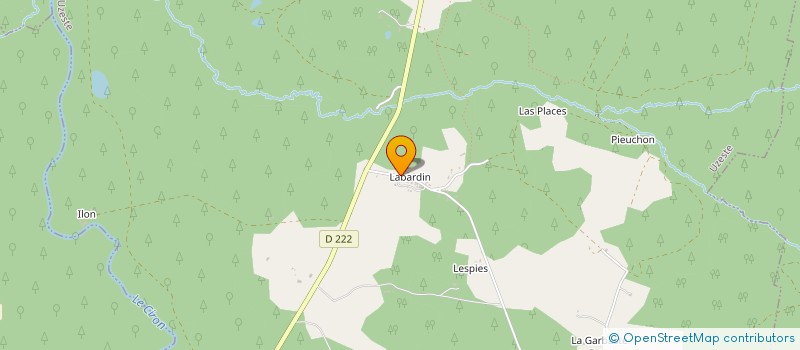 localisation de l'entreprise MONSIEUR JACQUES FAUGERE  UZESTE