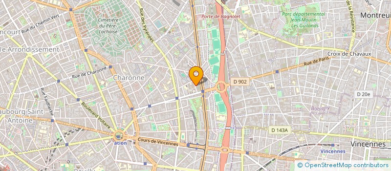 localisation de l'entreprise MONSIEUR JACQUES FAURE  PARIS