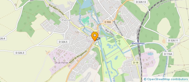 localisation de l'entreprise MONSIEUR JACQUES FAURE à MAINTENON