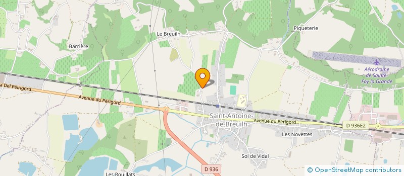 localisation de l'entreprise MONSIEUR JACQUES FAURICHON-DE-LA-BARDONNIE  SAINT-ANTOINE-DE-BREUILH