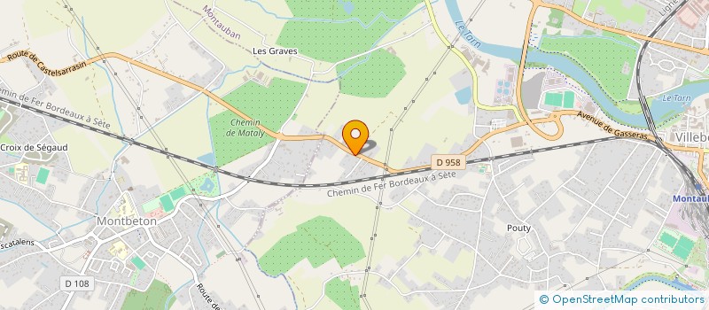 localisation de l'entreprise MONSIEUR JACQUES FAVAREL  MONTAUBAN