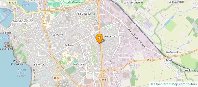 localisation de l'entreprise MONSIEUR JACQUES FAVRAIS  SAINT-MALO