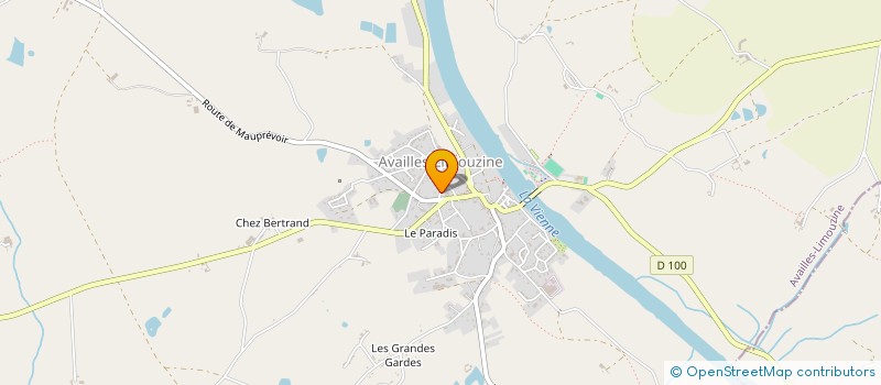 localisation de l'entreprise MONSIEUR JACQUES FAVREAU à AVAILLES LIMOUZINE