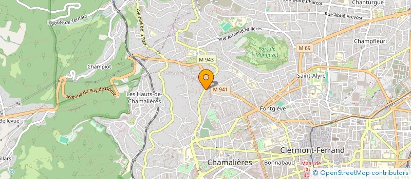 localisation de l'entreprise MONSIEUR JACQUES FAYE à CHAMALIERES