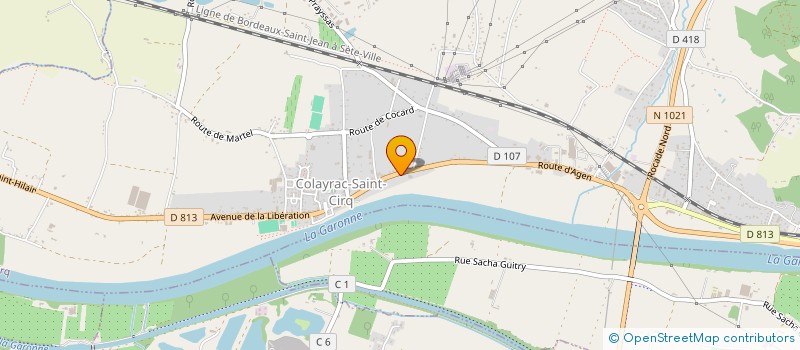 localisation de l'entreprise MONSIEUR JACQUES FEILHES  COLAYRAC-SAINT-CIRQ