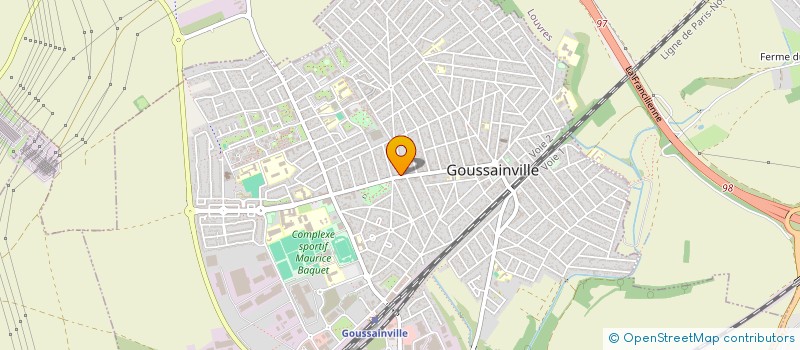 localisation de l'entreprise MONSIEUR JACQUES FELICIEN MALEKASSAMBO à GOUSSAINVILLE