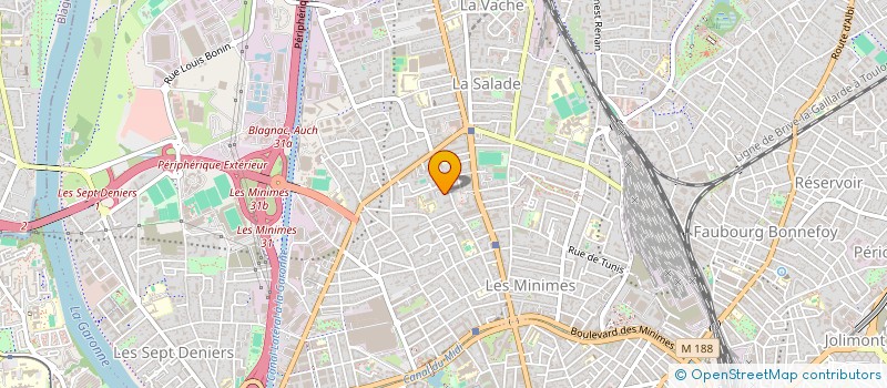 localisation de l'entreprise MONSIEUR JACQUES FELIO  TOULOUSE