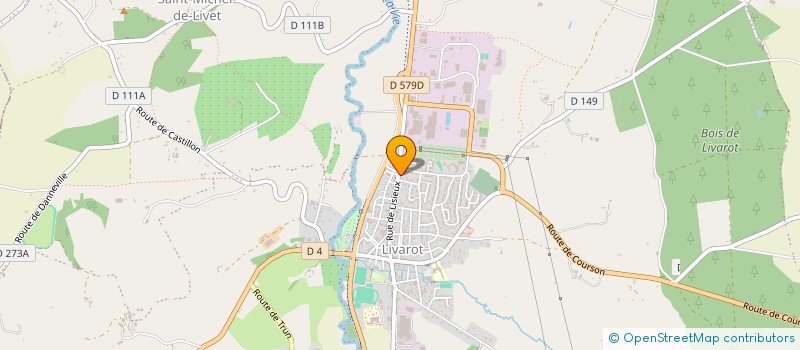 localisation de l'entreprise MONSIEUR JACQUES FELISAZ  LIVAROT-PAYS-D'AUGE