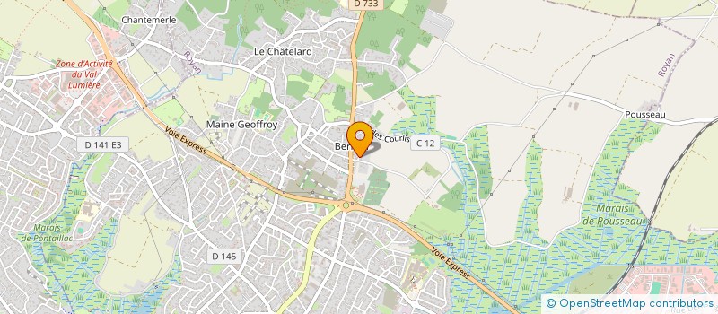 localisation de l'entreprise MONSIEUR JACQUES FELTAIN  ROYAN