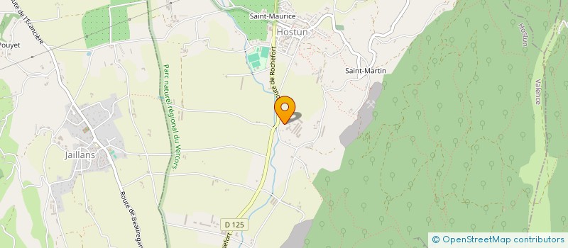 localisation de l'entreprise MONSIEUR JACQUES FERLIN  BAUME-D HOSTUN (LA)