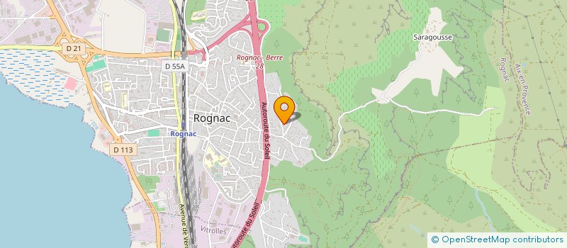 localisation de l'entreprise MONSIEUR JACQUES FERNANDEZ  ROGNAC