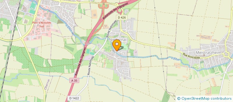 localisation de l'entreprise MONSIEUR JACQUES FERNANDEZ  NIEDERNAI