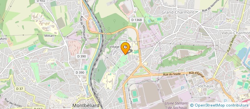 localisation de l'entreprise MONSIEUR JACQUES FERNEZ à MONTBELIARD