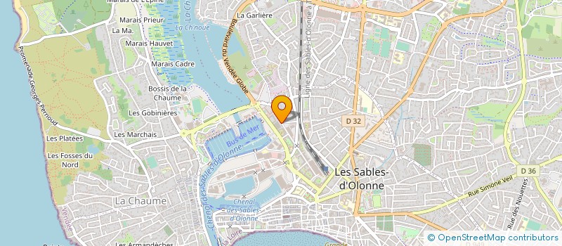 localisation de l'entreprise MONSIEUR JACQUES FERRE à LES SABLES D'OLONNE