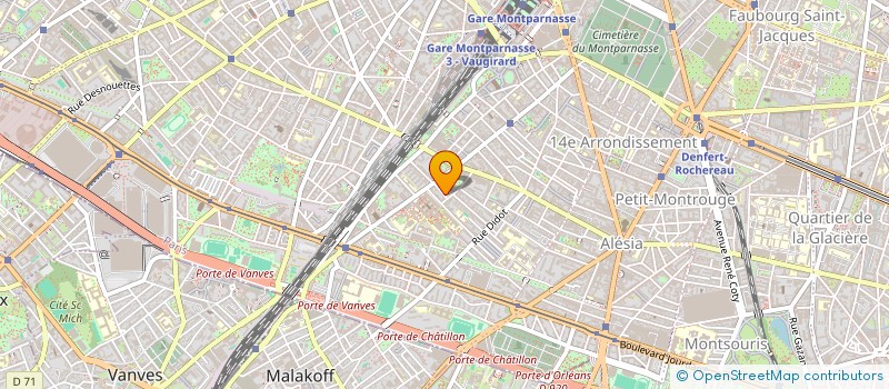 localisation de l'entreprise MONSIEUR JACQUES FERRET  PARIS