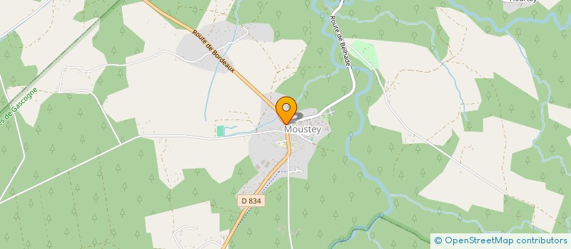 localisation de l'entreprise MONSIEUR JACQUES FERRIERE  MOUSTEY