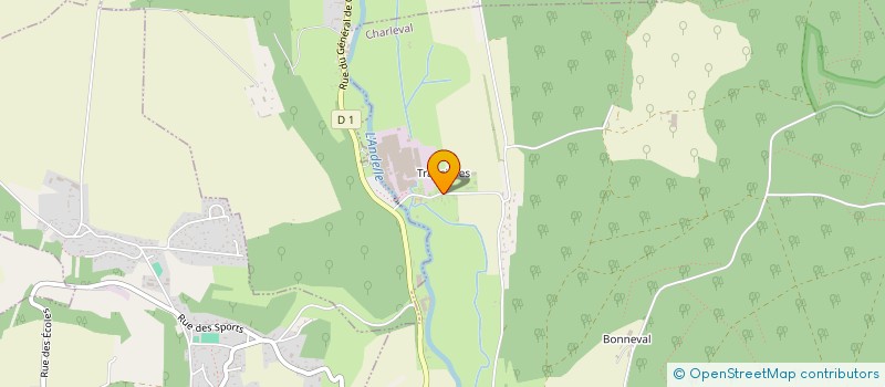 localisation de l'entreprise MONSIEUR JACQUES FERTE  CHARLEVAL