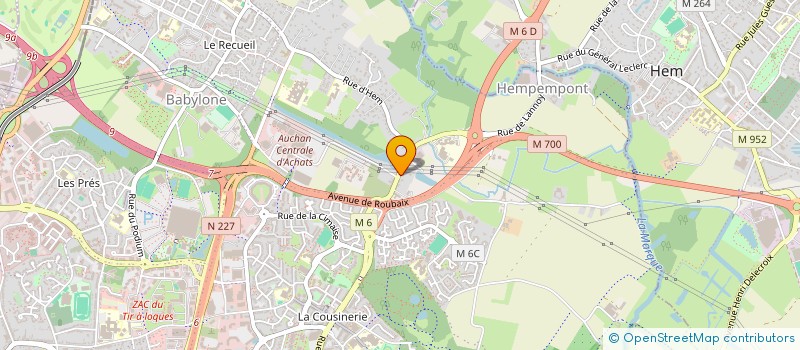 localisation de l'entreprise MONSIEUR JACQUES FEUTRY  VILLENEUVE-D'ASCQ