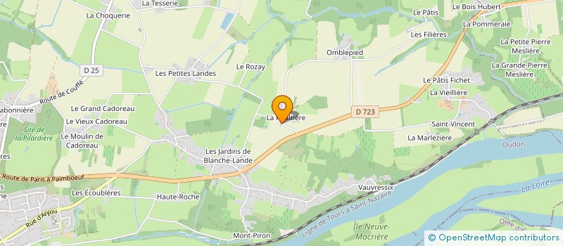 localisation de l'entreprise MONSIEUR JACQUES FEVRIER  OUDON