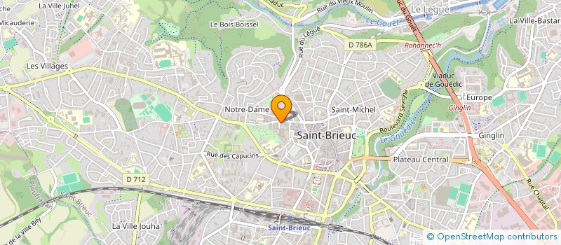 localisation de l'entreprise MONSIEUR JACQUES FEYERTAG à SAINT-BRIEUC