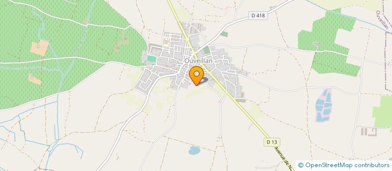 localisation de l'entreprise MONSIEUR JACQUES FICAT  OUVEILLAN