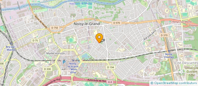 localisation de l'entreprise MONSIEUR JACQUES FIEVET à NOISY-LE-GRAND
