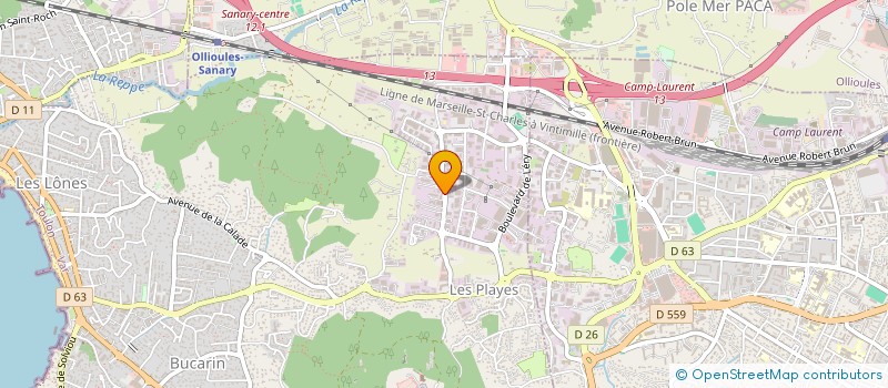 localisation de l'entreprise MONSIEUR JACQUES FILIPPI à SIX-FOURS-LES-PLAGES