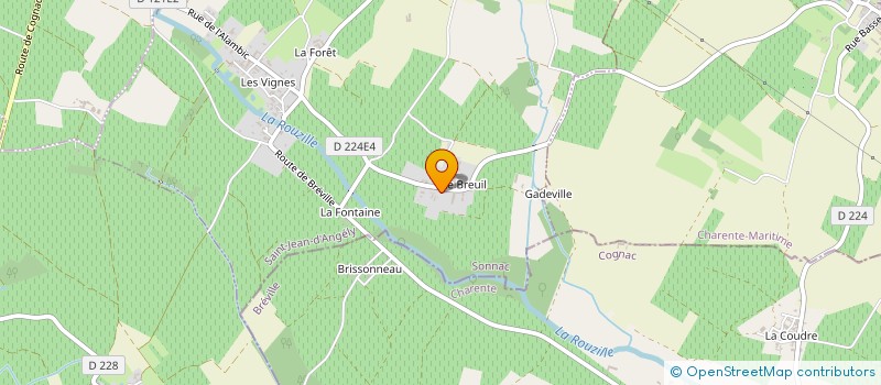 localisation de l'entreprise MONSIEUR JACQUES FIRINO-MARTELL  BRIE-SOUS-MATHA