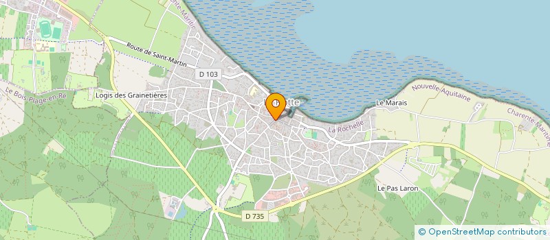 localisation de l'entreprise MONSIEUR JACQUES FISSELIER  LA FLOTTE