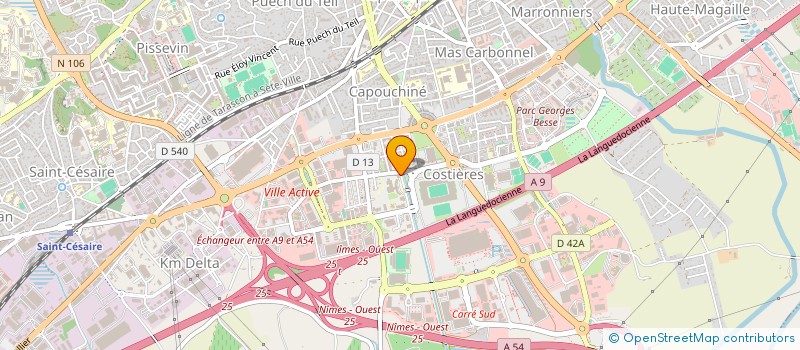 localisation de l'entreprise MONSIEUR JACQUES FLAISLER à MONTPELLIER