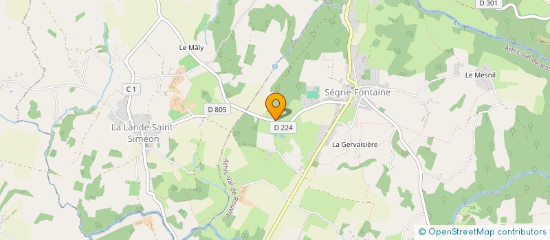 localisation de l'entreprise MONSIEUR JACQUES FLECHARD à ATHIS-VAL DE ROUVRE