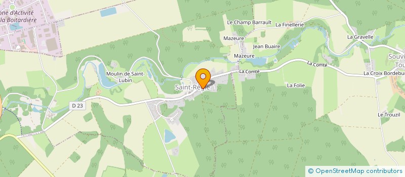 localisation de l'entreprise MONSIEUR JACQUES FLEYS  SOUVIGNY-DE-TOURAINE