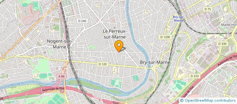 localisation de l'entreprise MONSIEUR JACQUES FLOIRAC à LE PERREUX-SUR-MARNE
