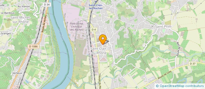 localisation de l'entreprise MONSIEUR JACQUES FLOTTES à SAINT-CLAIR-DU-RHONE