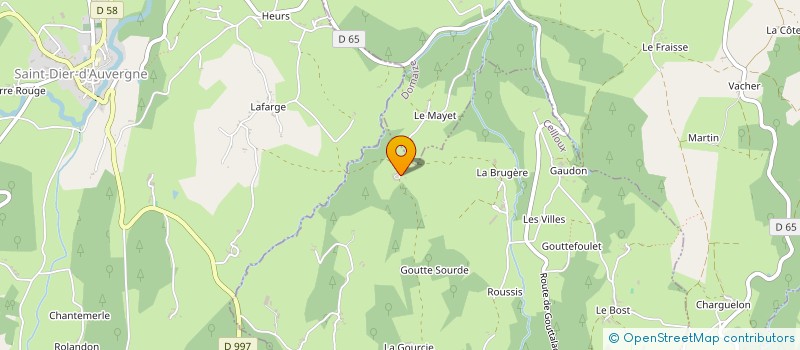 localisation de l'entreprise MONSIEUR JACQUES FOLLET  CEILLOUX