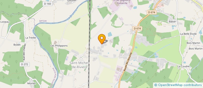 localisation de l'entreprise MONSIEUR JACQUES FOLLET  LA ROCHE-CHALAIS