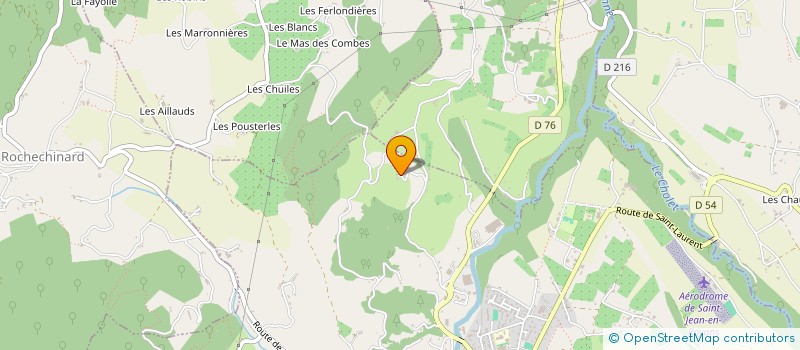 localisation de l'entreprise MONSIEUR JACQUES FOMBONNE à ROCHECHINARD