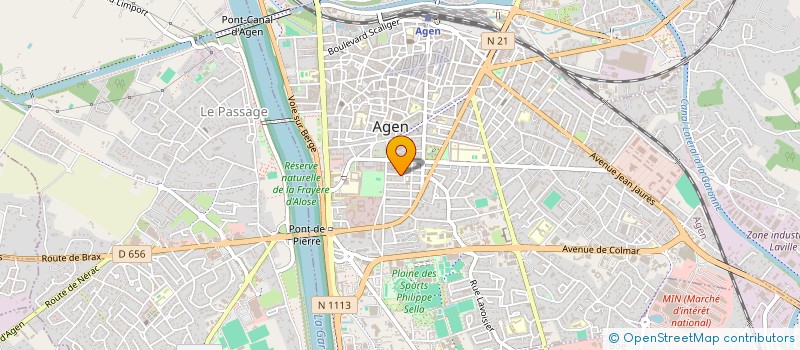 localisation de l'entreprise MONSIEUR JACQUES FONDECAVE à AGEN