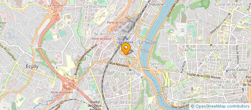 localisation de l'entreprise MONSIEUR JACQUES FONTAINE  LYON