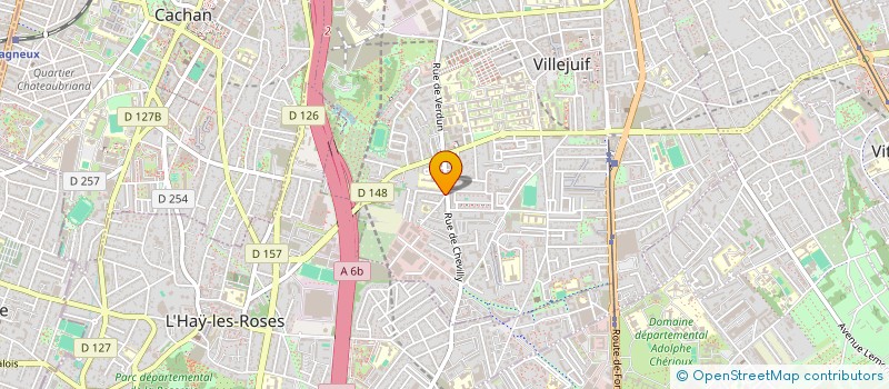 localisation de l'entreprise MONSIEUR JACQUES FOREY à VILLEJUIF