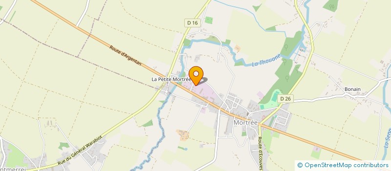 localisation de l'entreprise MONSIEUR JACQUES FORTIER à MORTREE