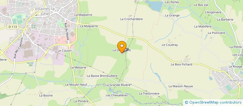 localisation de l'entreprise MONSIEUR JACQUES FORTIN à VILLAINES-LA-JUHEL