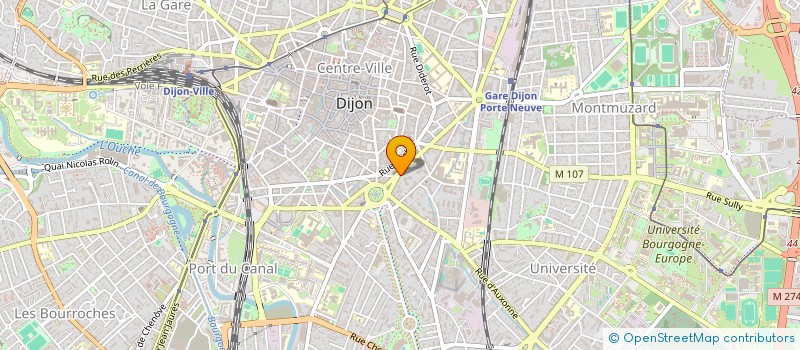 localisation de l'entreprise MONSIEUR JACQUES FORTIN à DIJON