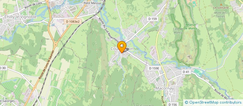 localisation de l'entreprise MONSIEUR JACQUES FOUCHARD  COURBOUZON