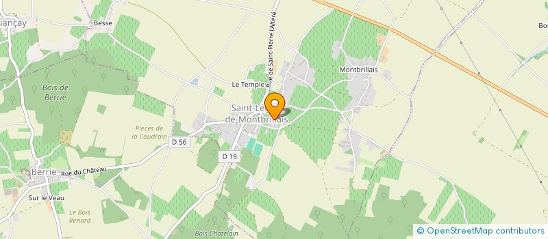 localisation de l'entreprise MONSIEUR JACQUES FOUQUET  SAINT-LEGER-DE-MONTBRILLAIS