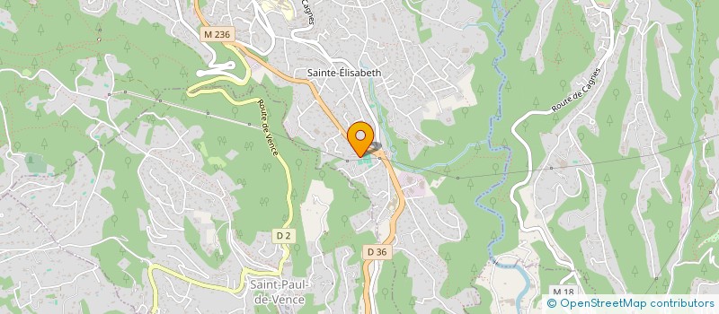 localisation de l'entreprise MONSIEUR JACQUES FOURNEE à VENCE