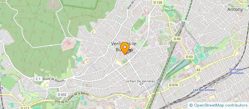 localisation de l'entreprise MONSIEUR JACQUES FOURNIER à VERRIERES-LE-BUISSON