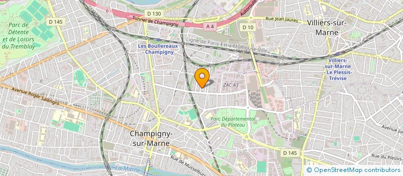 localisation de l'entreprise MONSIEUR JACQUES FOURNIER à CHAMPIGNY-SUR-MARNE